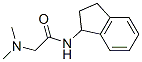 N-(2,3-dihydro-1H-inden-1-yl)-2-dimethylamino-acetamide Struktur