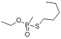 Phosphonothioic acid, methyl-, O-ethyl S-pentyl ester, (+-)- 结构式