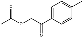 酢酸2-(4-メチルフェニル)-2-オキソエチル 化学構造式