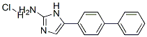 4-(4-phenylphenyl)-3H-imidazol-2-amine hydrochloride 化学構造式