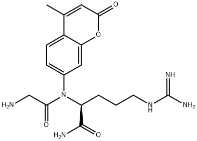 GLY-ARG-7-AMINO-4-METHYLCOUMARIN Struktur