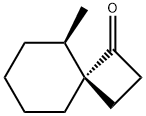 rel-(4R*)-5β*-メチルスピロ[3.5]ノナン-1-オン 化学構造式