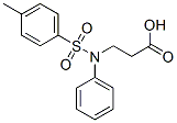 3-[PHENYL-(TOLUENE-4-SULFONYL)-AMINO]-PROPIONIC ACID Struktur