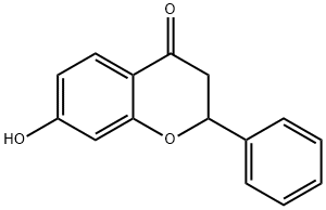 7-羟基黄烷酮,6515-36-2,结构式