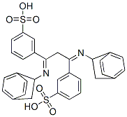 3,3'-[Methylenebis[4,1-phenylene(ethylimino)methylene]]bis(benzenesulfonic acid) Struktur