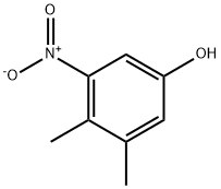 3,4-二甲基-5-硝基苯酚,65151-58-8,结构式