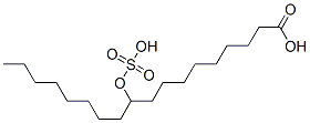 10-(sulphooxy)octadecanoic acid 结构式