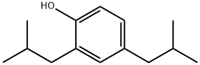 2,4-ビス(2-メチルプロピル)フェノール 化学構造式