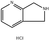 6,7-DIHYDRO-5H-PYRROLO[3,4-B]PYRIDINE HYDROCHLORIDE, 651558-51-9, 结构式