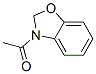 Benzoxazole, 3-acetyl-2,3-dihydro- (9CI) Structure