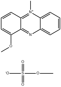 1-Methoxy-5-methylphenazinium methyl sulfate Struktur