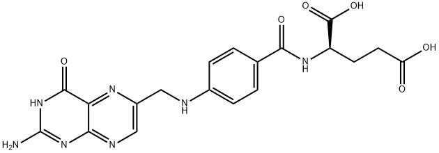 D-葉酸 化学構造式