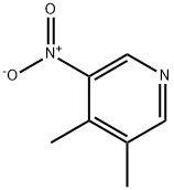 3,4-Dimethyl-5-nitropyridine Structure
