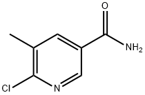6-Chloro-5-methylpyridine-3-carboxamide Structure