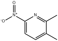 Pyridine,  2,3-dimethyl-6-nitro- Struktur