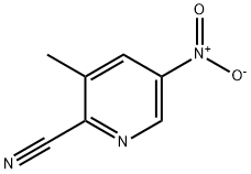 2-氰基-3-甲基-5-硝基吡啶 结构式