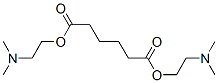 bis[2-(dimethylamino)ethyl] adipate Struktur