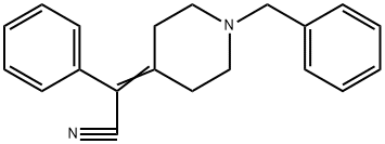 alpha-[1-(phenylmethyl)piperidin-4-ylidene]phenylacetonitrile Structure