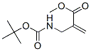 2-Propenoicacid,2-[[[(1,1-dimethylethoxy)carbonyl]amino]methyl]-,methyl 结构式