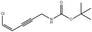 Carbamic acid, [(4Z)-5-chloro-4-penten-2-ynyl]-, 1,1-dimethylethyl ester (9CI) 结构式