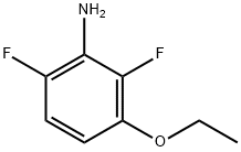 Benzenamine, 3-ethoxy-2,6-difluoro- (9CI) 结构式