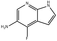 1H-Pyrrolo[2,3-b]pyridin-5-amine,4-fluoro-(9CI) Struktur