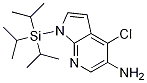 4-chloro-1-(triisopropylsilyl)-1H-pyrrolo[2,3-b]pyridin-5-aMine Struktur
