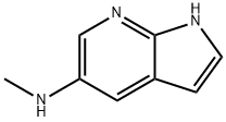 1H-Pyrrolo[2,3-b]pyridin-5-amine,N-methyl-(9CI) Structure