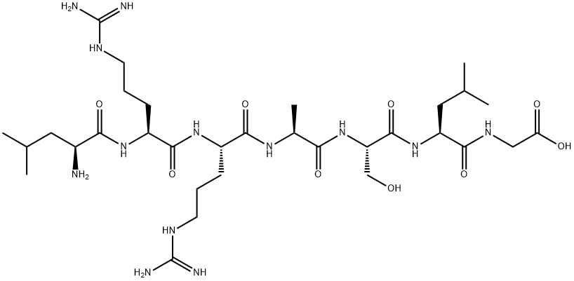 肯普肽 结构式
