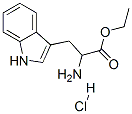 DL-色氨酸乙酯盐酸盐 结构式