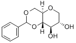 1,5-アンヒドロ-4,6-O-ベンジリデン-D-グルシトール 化学構造式