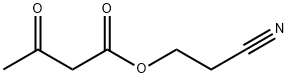 2-Cyanoethyl 3-oxobutanoate Struktur