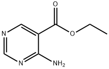 ethyl 4-aminopyrimidine-5-carboxylate Struktur