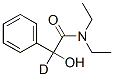 D,L-(N,N-diethyl-2-hydroxy-2-phenylacetamide) Struktur