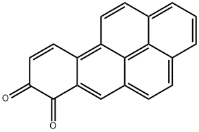 7,8-ジヒドロベンゾ[a]ピレン-7,8-ジオン 化学構造式