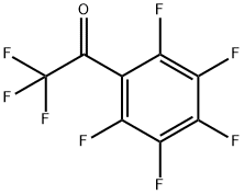 オクタフルオロアセトフェノン 化学構造式