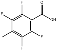 2,3,5,6-テトラフルオロ-4-メチル安息香酸 化学構造式