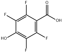 2,3,5,6-Tetrafluoro-4-hydroxy-benzoic acid Struktur