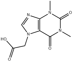 茶碱乙酸, 652-37-9, 结构式