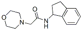 N-(Indan-1-yl)-2-morpholinoacetamide Structure