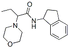 N-(Indan-1-yl)-2-morpholinobutyramide Structure