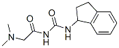 1-[2-(Dimethylamino)acetyl]-3-(indan-1-yl)urea Struktur