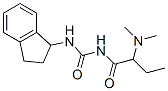 1-[2-(ジメチルアミノ)ブチリル]-3-(インダン-1-イル)尿素 化学構造式