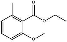 2-甲氧基-6-甲基苯甲酸乙酯,6520-83-8,结构式