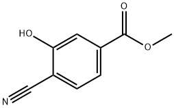 甲基 4-氰基-3-羟基苯甲酸酯, 6520-87-2, 结构式