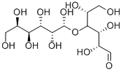 5α-(β-D-ガラクトピラノシルオキシ)5,6-ジヒドロ-6β-(ヒドロキシメチル)-4H-ピラン-4β-オール 化学構造式