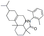 N-(2,6-ジメチルフェニル)-1,2,3,4,4a,5,6,7,8,9,10,10a-ドデカヒドロ-1,4a-ジメチル-7-イソプロピル-1-フェナントレンカルボアミド 化学構造式