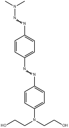 2,2'-[[4-[[4-(3,3-dimethyltriazen-1-yl)phenyl]azo]phenyl]imino]bisethanol Struktur