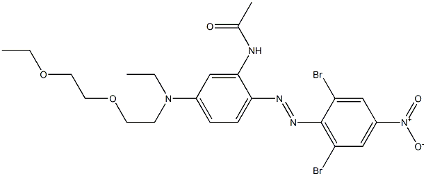 65208-31-3 N-[2-[(2,6-dibromo-4-nitrophenyl)azo]-5-[[2-(2-ethoxyethoxy)ethyl]ethylamino]phenyl]acetamide