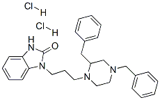 1-[3-[4-(dibenzyl)piperazin-1-yl]propyl]-1,3-dihydro-2h-benzimidazol-2-one dihydrochloride|